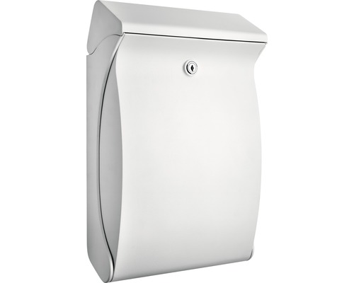 Burg Wächter Burg Gärtner letterbox plastic WxHxD 271/419/129 mm Swing white with opening stop