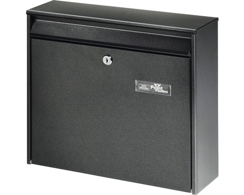 Burg Wächter Burgwachter letterbox steel powder-coated WxHxD 362/322/100 mm Castello 440 anthracite can be arranged in rows