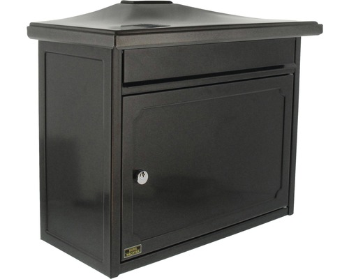 Burg Wächter Burgwachter mailbox galvanized steel WxHxD 345/410/205 mm Copenhagen 882 scrap iron