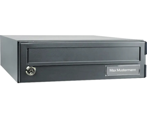 Burg Wächter eBoxx A 625 ANT letterbox attachment, anthracite, WxHxD 380/115/450 mm