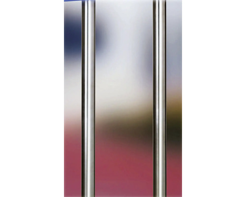 Burg Wächter mailbox stand, stainless steel, HxØ 1500/32 mm, universal, 150 Ni stainless steel