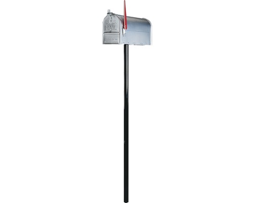 Burg Wächter Burgwachter support post for US mailbox, galvanized steel HxØ 1500/30 mm