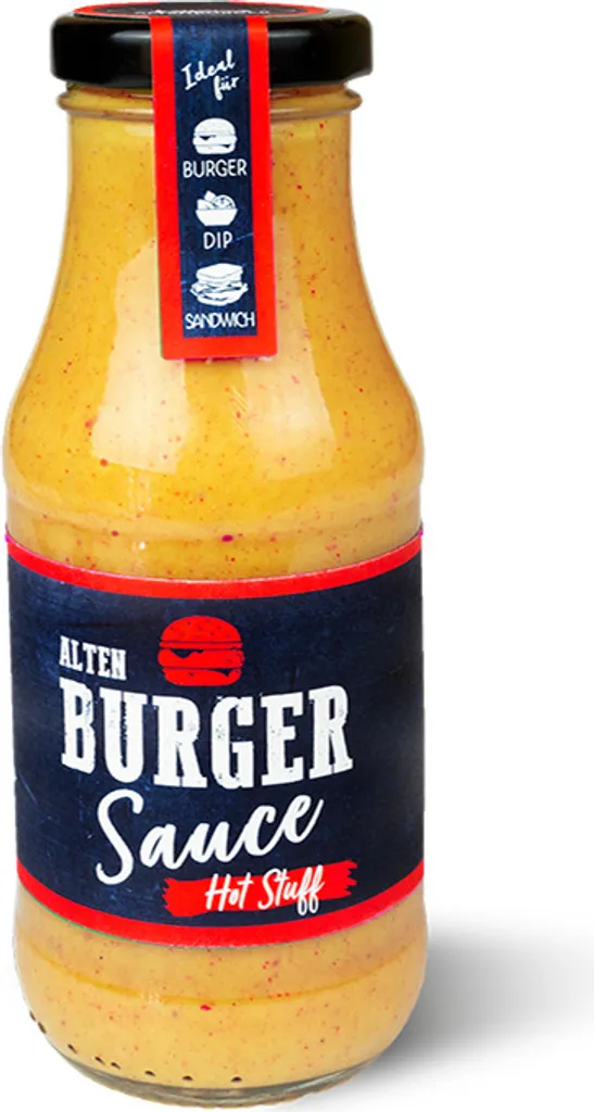 Altenburger Senf & Feinkost GmbH Burger Sauce Hot Stuff, 250 ml