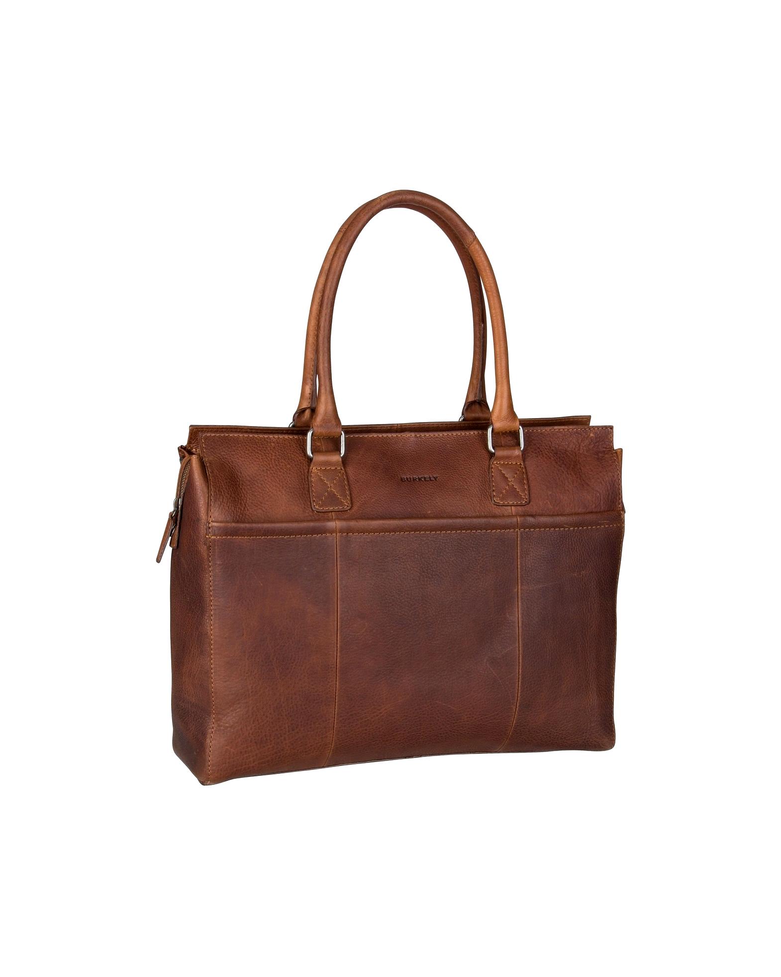 Burkely Laptop Bag Briefcase Antique Avery Laptop 15" 0056 Cognac