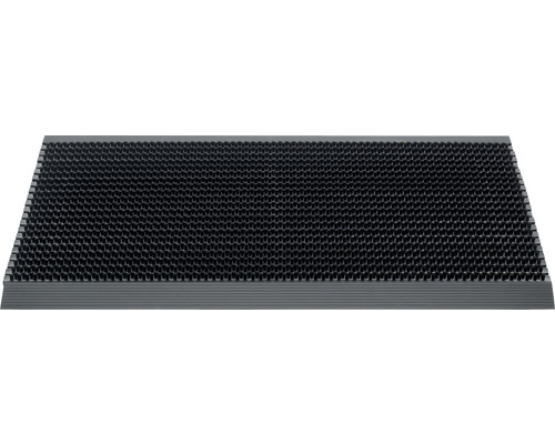 Hornbach Brush mat Outline Pure Black black 50x80 cm