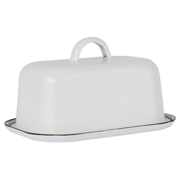 Enamel butter box by Ib Laursen