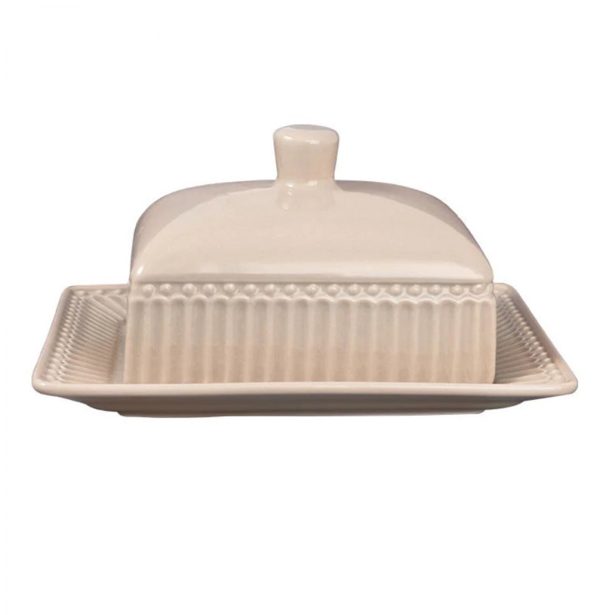 Greengate Alice Creamy Fudge Butter Dish (Medium)