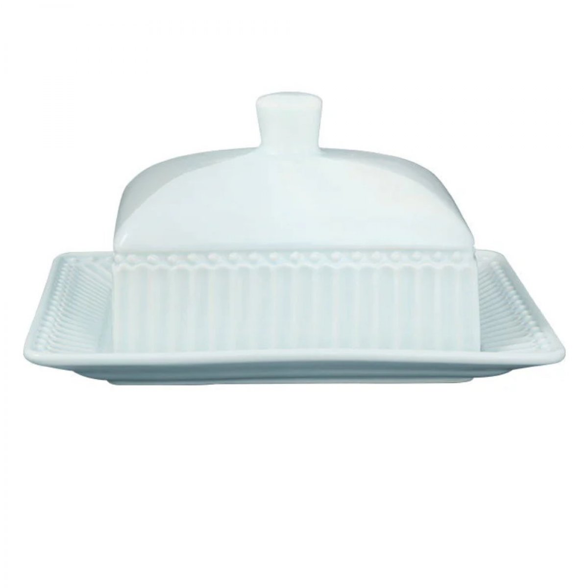 Greengate Alice Pale Blue Medium butter dish