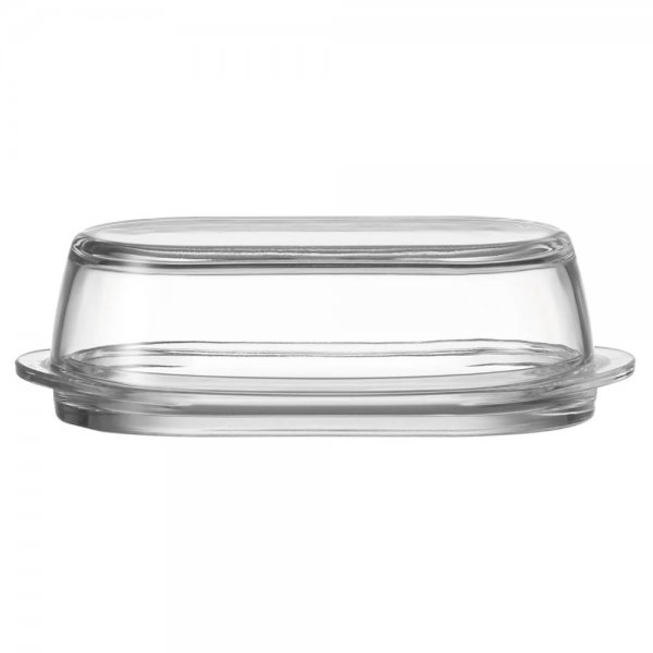LEONARDO HOME Butter dish Ciao glass oval by LEONARDO
