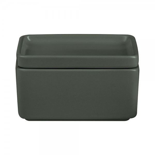 Pilar Agave Green butter dish from blomus