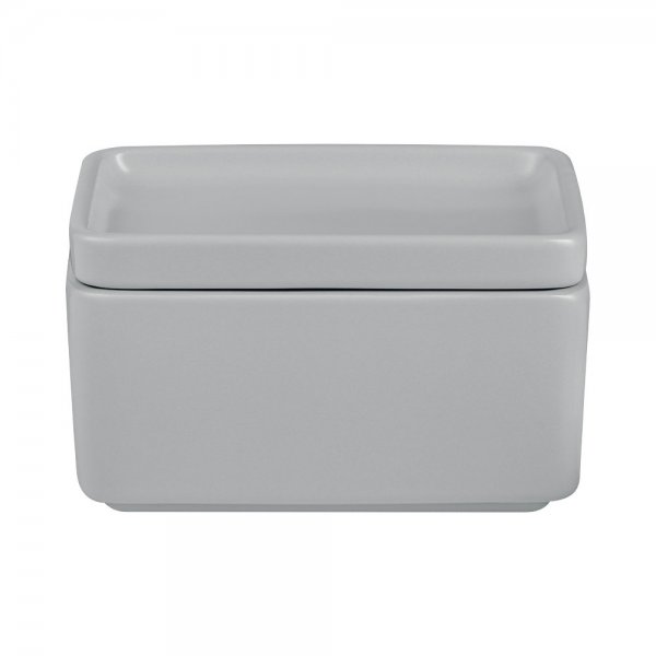 Pilar Mirage Gray butter dish from blomus