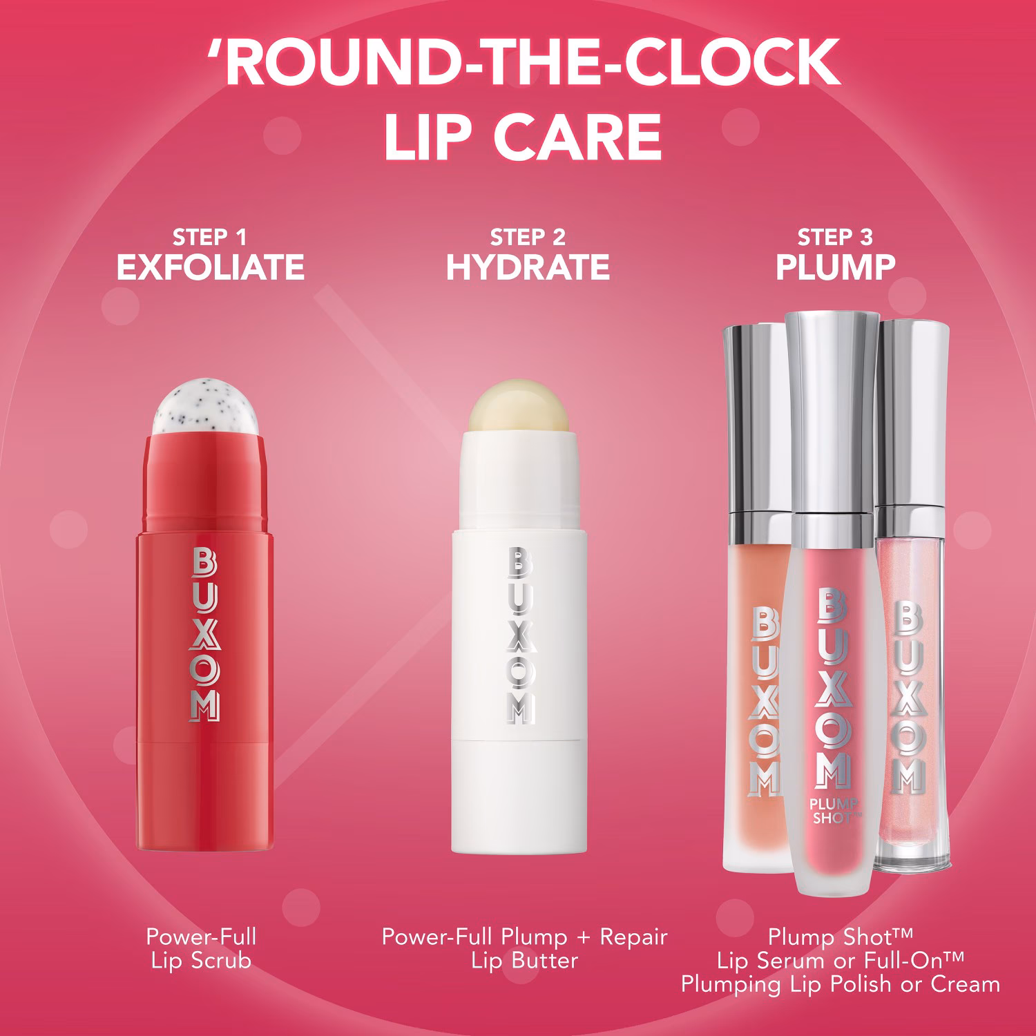 BUXOM lip care Power-full Plump + Repair Lip Butter BARE