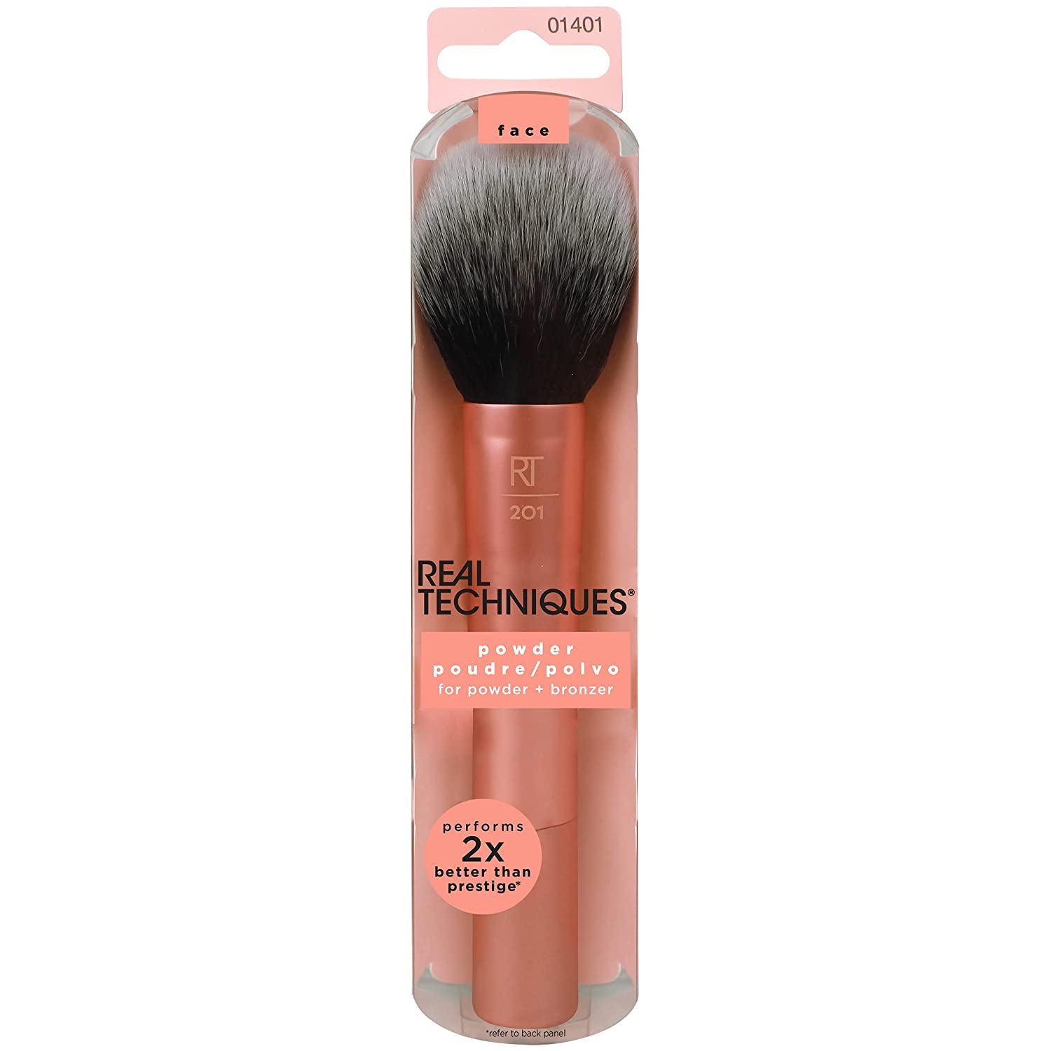 Real Techniques Powder Makeup Brush (packaging and handle color may vary), 1-pack (1 x 1 piece)