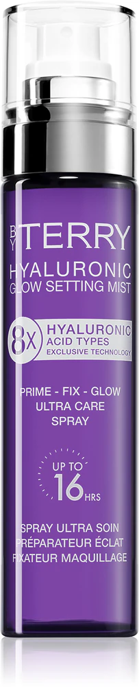 By Terry Hyaluronic Glow Setting Mist Spray for fixing make-up on the face with hyaluronic acid