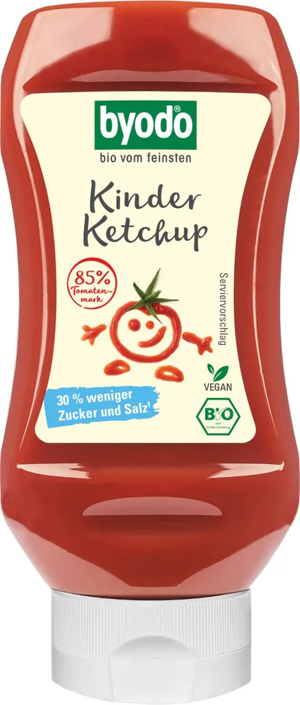 Byodo Kids Ketchup 300 ml 80% Tomato Content Mild
