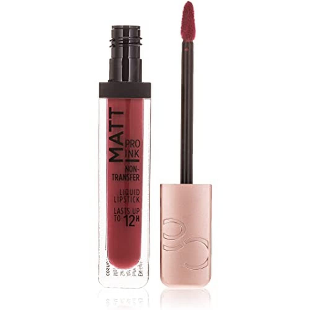 Catrice Matt Pro Ink Non-Transfer Liquid Lipstick, Mask-proof, Smudge-proof, Lasts up to 12 Hours, No.100 Courage Code, Red, Matte, Intense, Vegan, Alcohol Free (5ml), ‎100 code