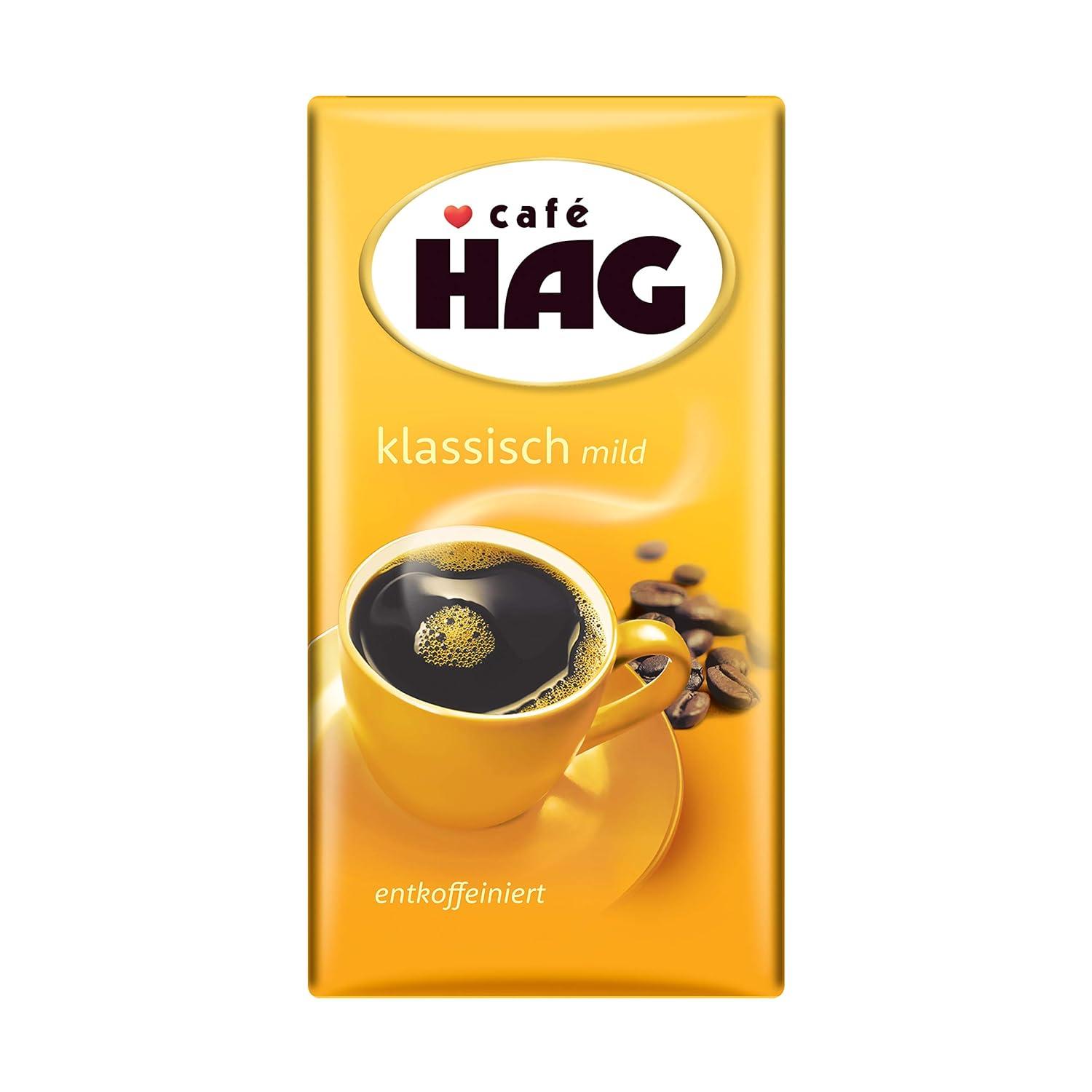 Cafe Hag Hag Classic Mild Filter Coffee 500g Ground Coffee Decaffeinated