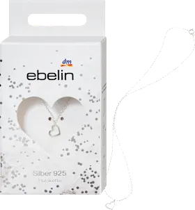 ebelin Necklace 925 silver with heart pendant, 1 piece