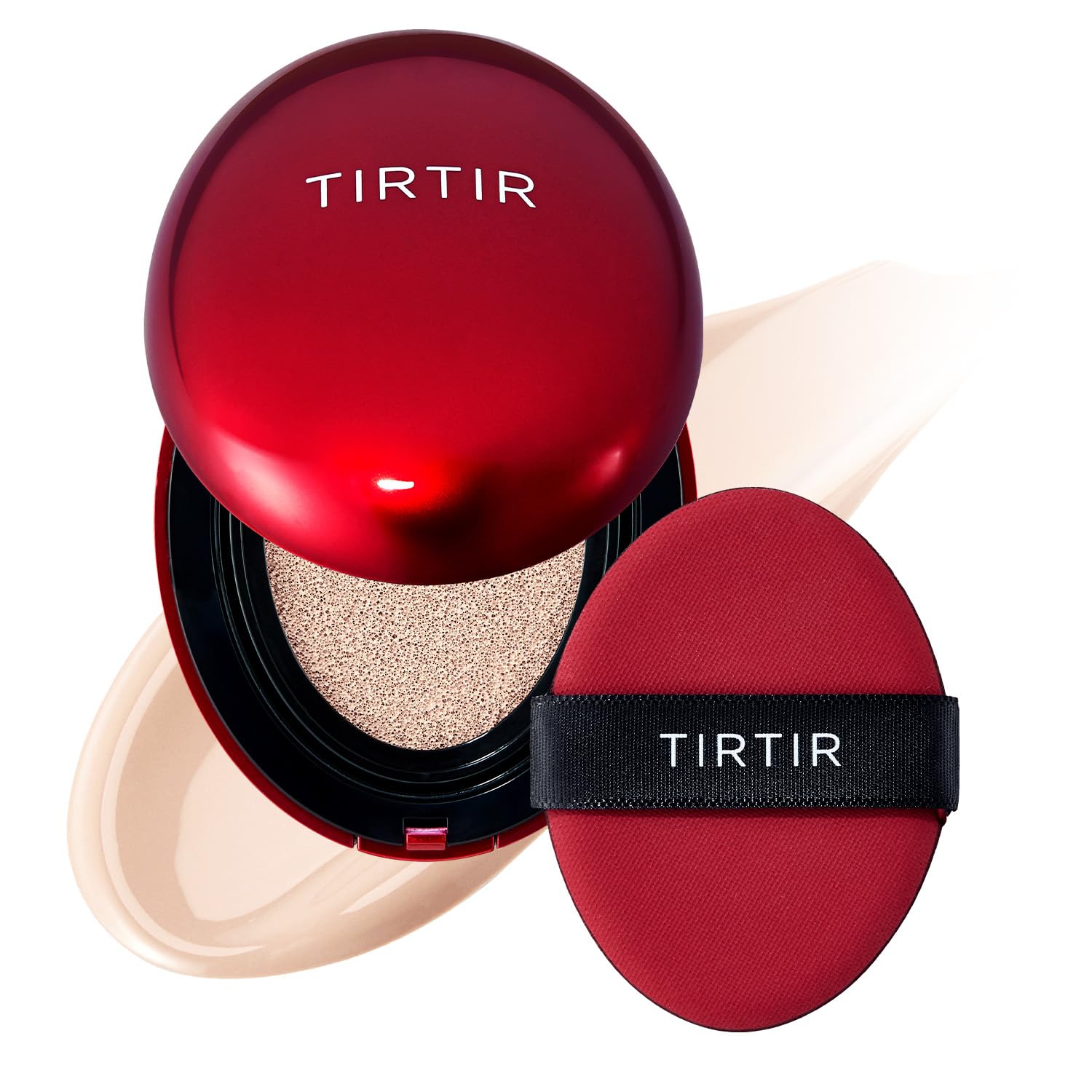 TIRTIR Mask Fit Red Cushion Foundation (15°C Light Porcelain, 0.63 fl oz)
