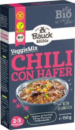 Bauckhof Finished mix, veggiemix chili con oats, 150 g