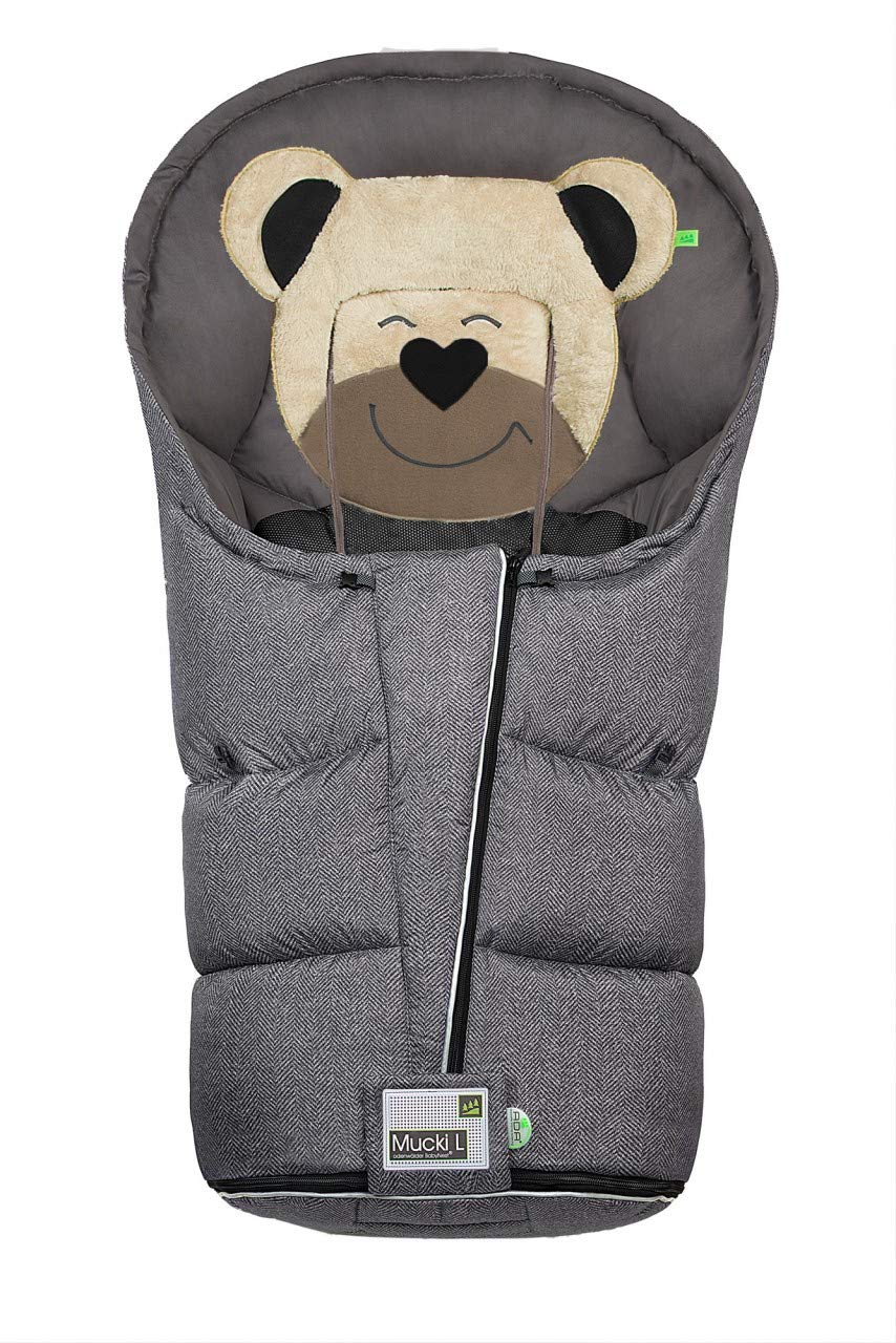 Odenwälder Lo-Go Fashion New Woven Footmuff Colour: 1079 Titanium