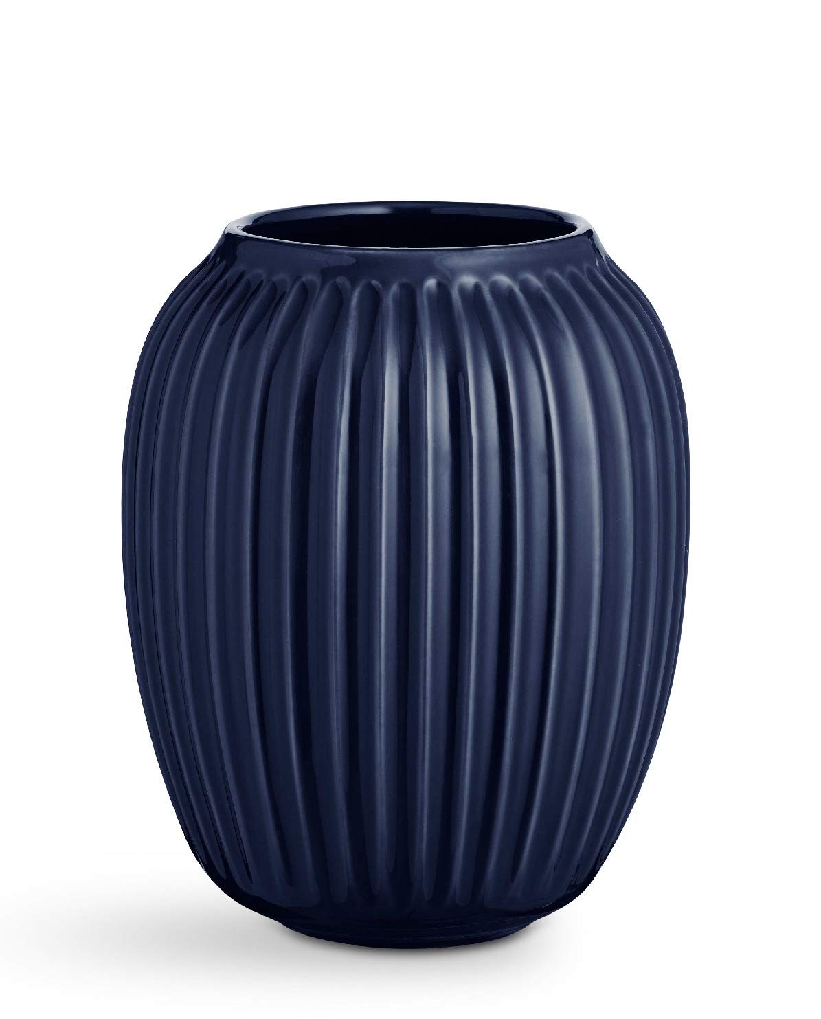 Kohler Kähler Hammershøi 18185 Vase Ceramic Height 20 Cm Indigo / Blue