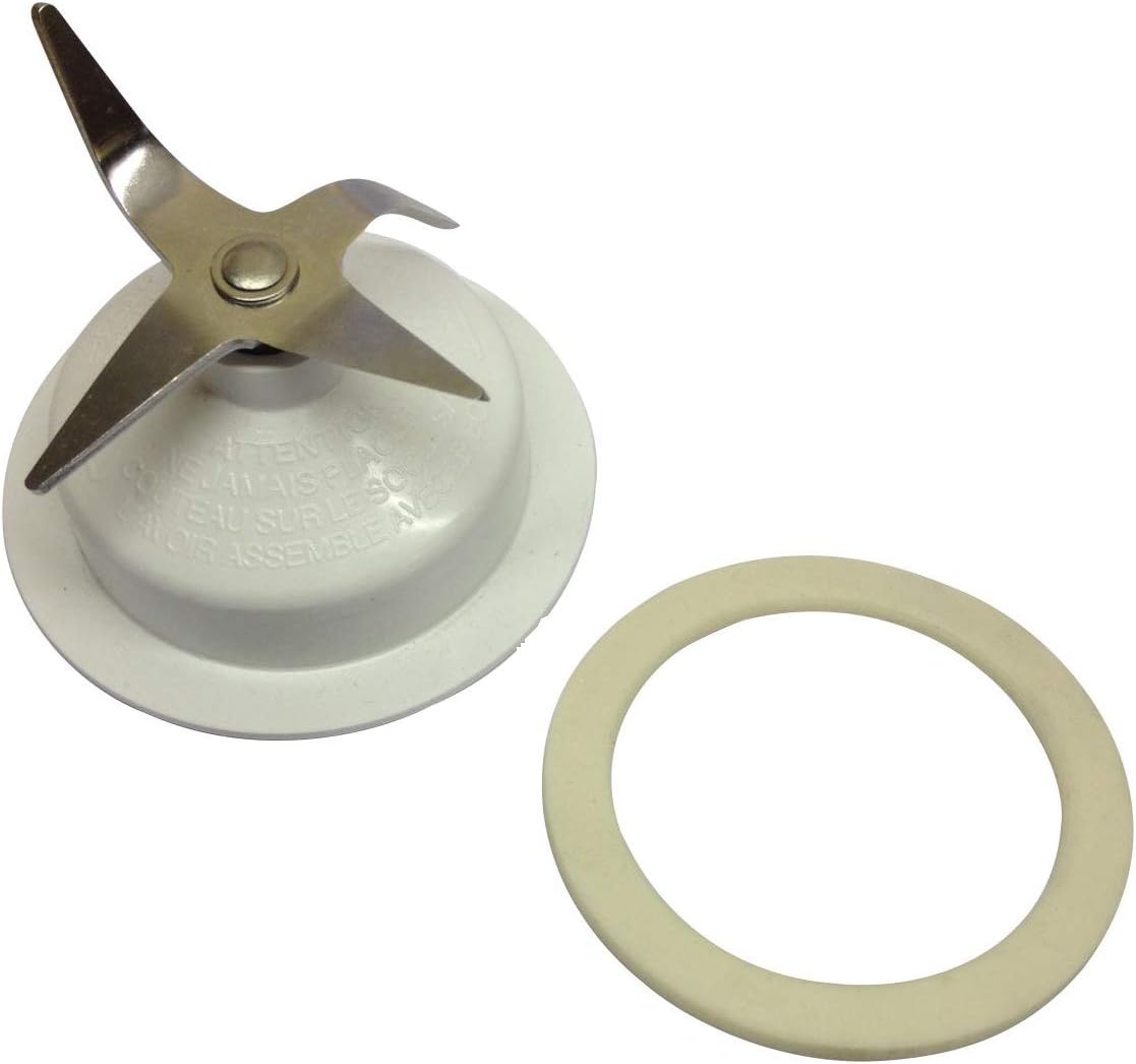 Kitchenaid Mixer jar cutter blade assembly WP9704291 compatible with mixers 5KSB3, KSB3, KSB5, 5KSB52 and 5KSB5 mixers