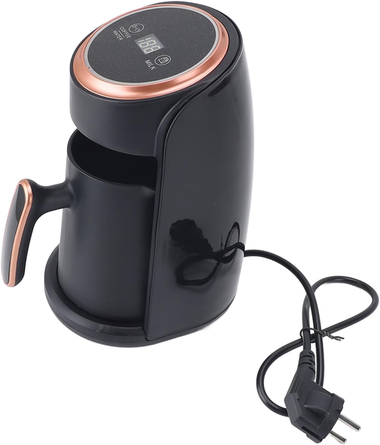 Mumusuki Turkish Stainless Steel Coffee Maker with 600 W, Efficient Heating, 300 ml EU Plug 220 V, Fast Brewing for 4 People in 5 Minutes, Even and Evenly