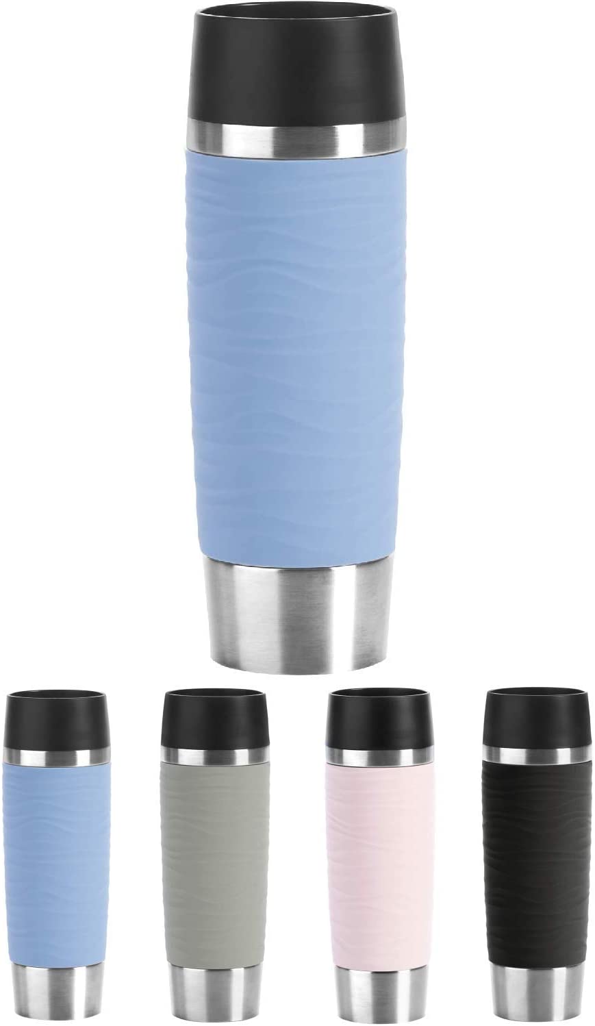 Emsa Travel Mug Waves Grande N2012200 Thermal Mug, 360Ml