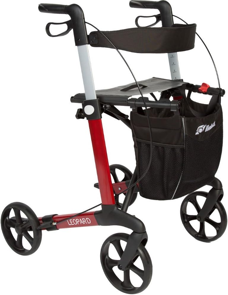 Mobilex Rollator Leopard Red