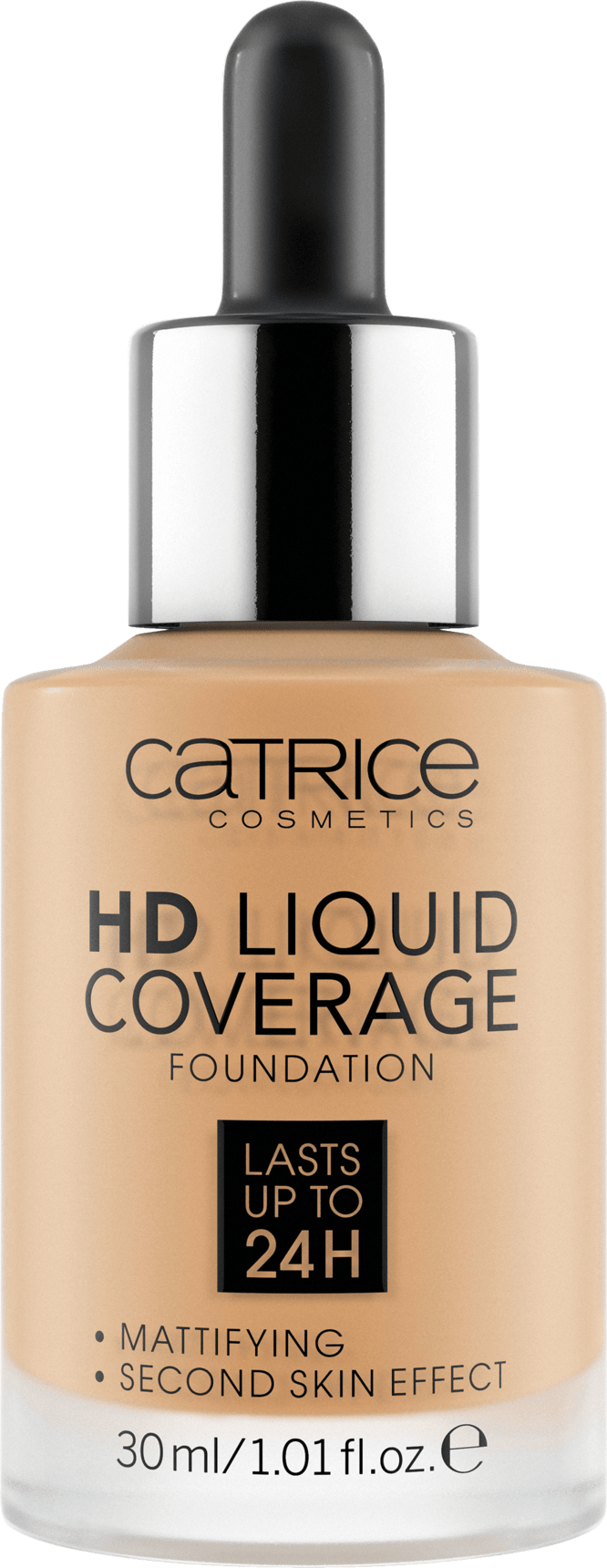 CATRICE Make-Up Hd Liquid Coverage Foundation Natural Beige 035, 30 Ml