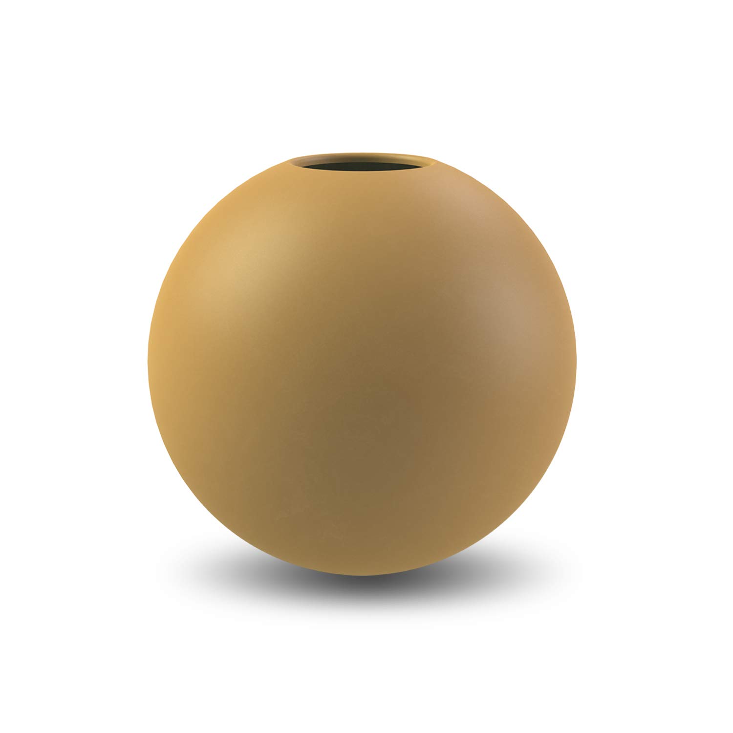 Cooee Design Ceramic Ball Vase Ochre 20 Cm