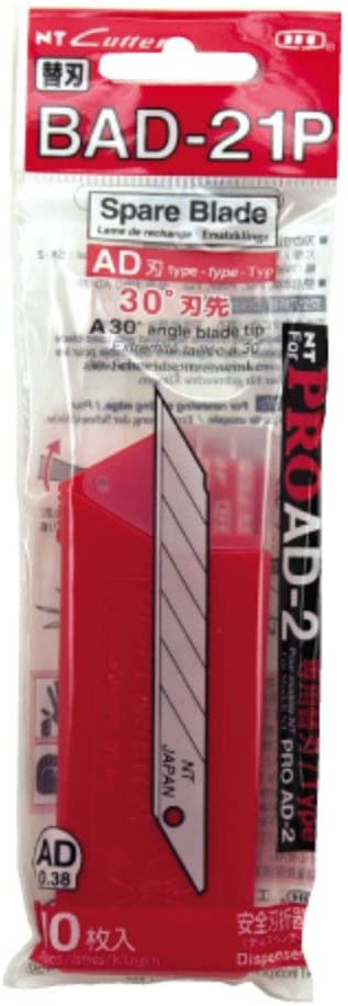 NT Cutter NT 10 Replacement Blades Bad 21P