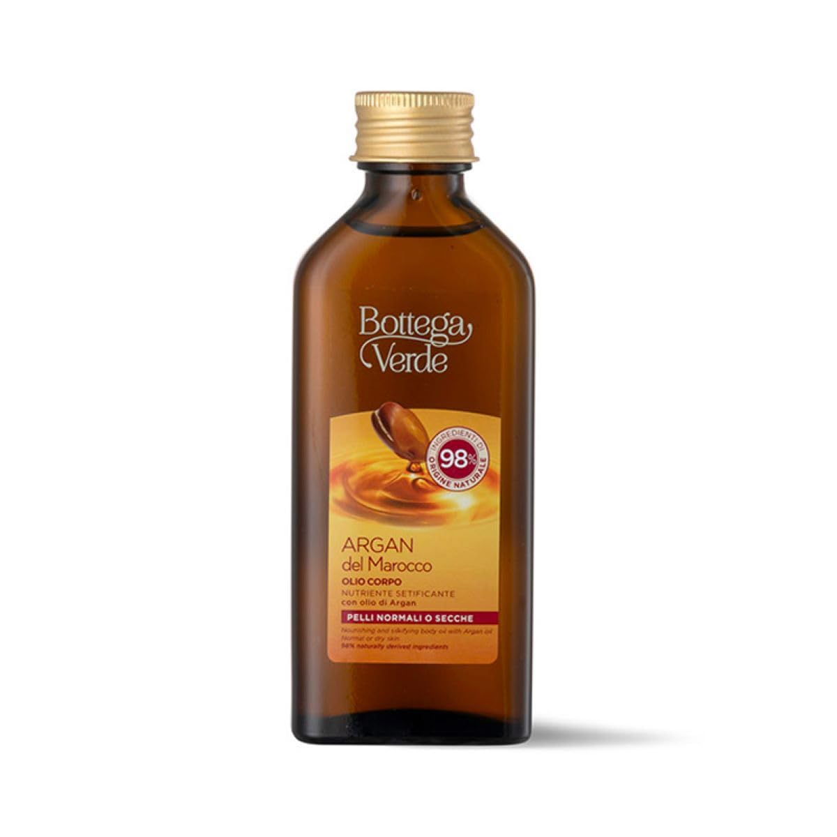 Bottega Verde - Moroccan Argan - Body Oil - Nourishing Silky (100 ml) - Normal or Dry Skin