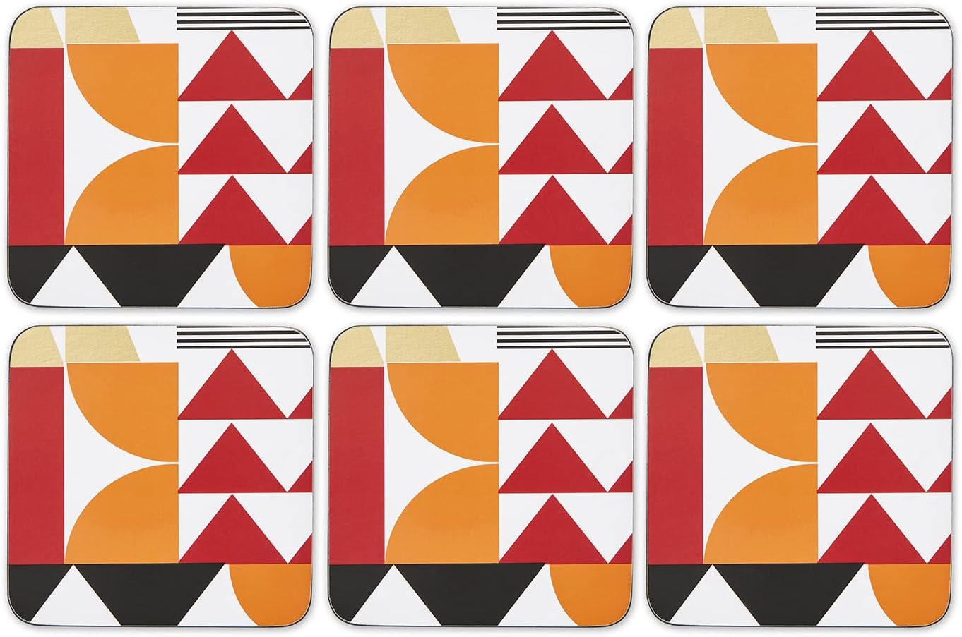 Portmeirion Go Bold Coasters, Set of 6