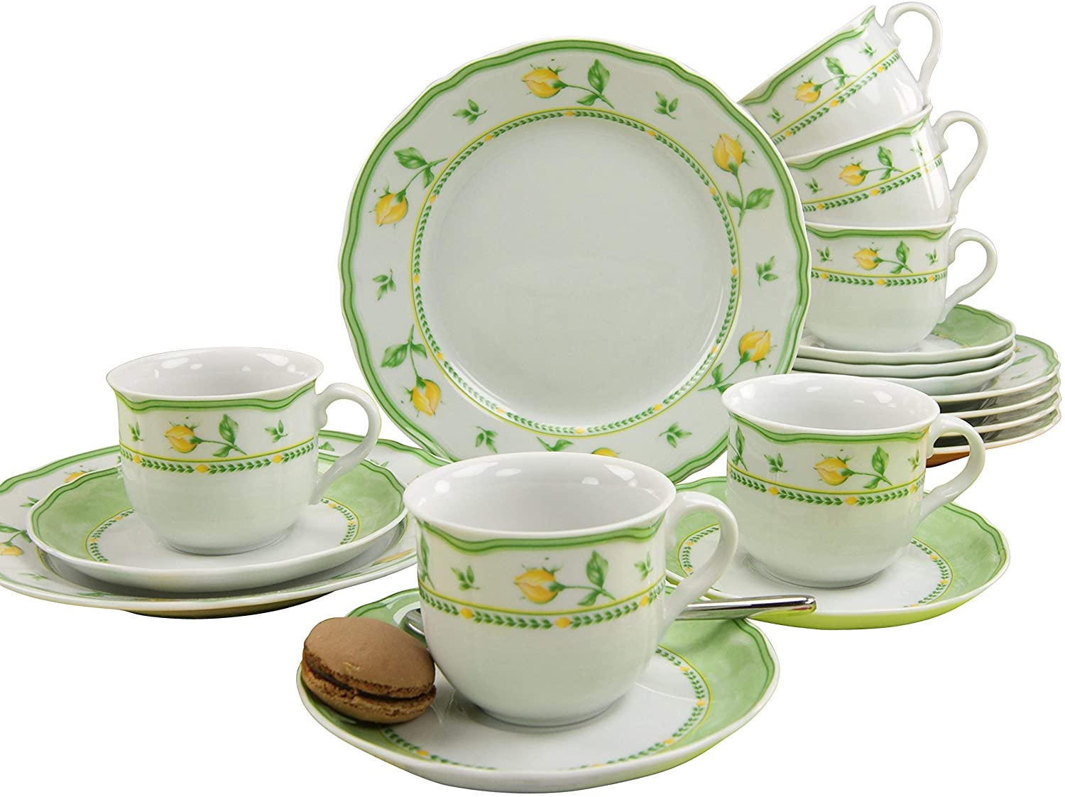 Creatable Alba 11562 Coffee Service 18 Pieces – Spring Rose