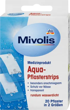 Mivolis Aqua plaster strips, 20 hours