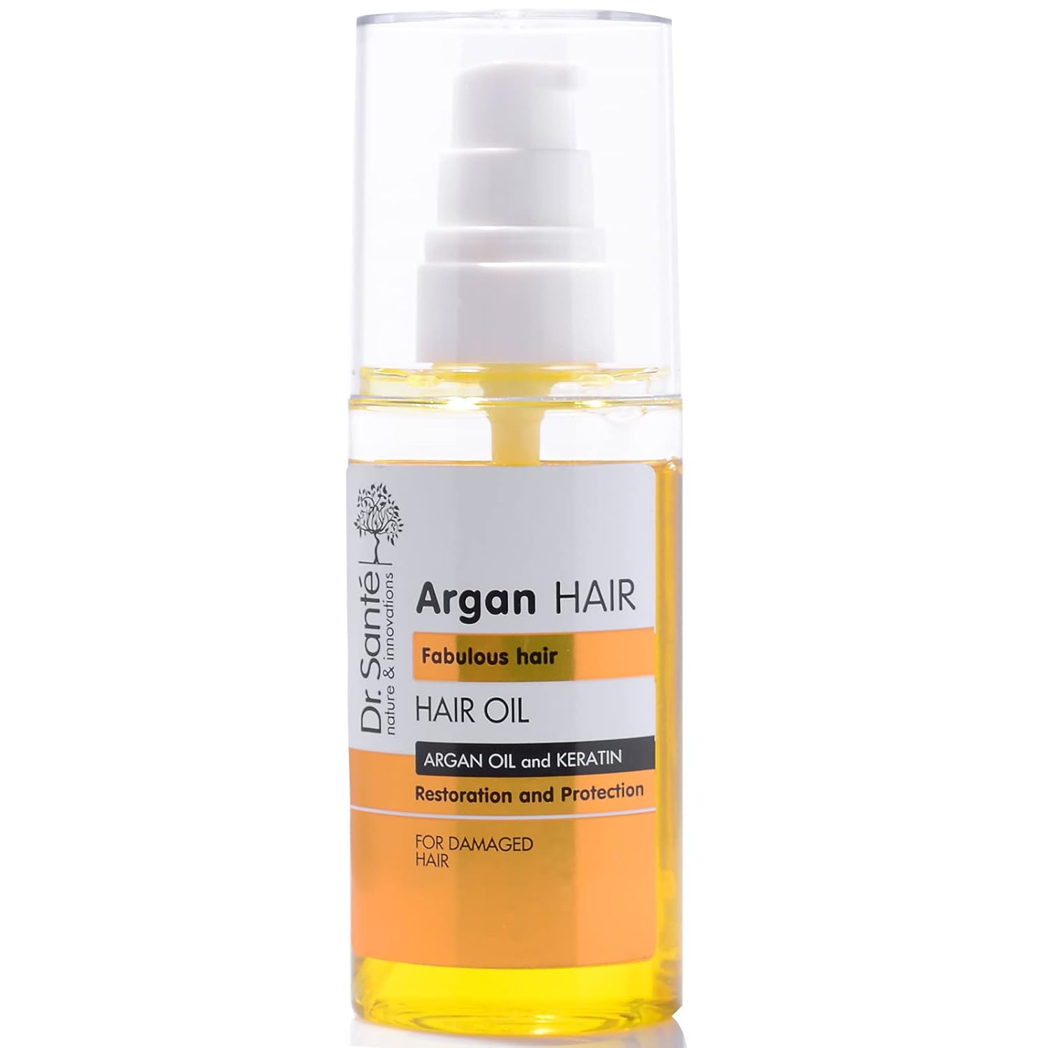 Dr. Santé Hair Oil 50 ml Fluid with Argan Oil Prevent Split-Ends for Damaged Hair