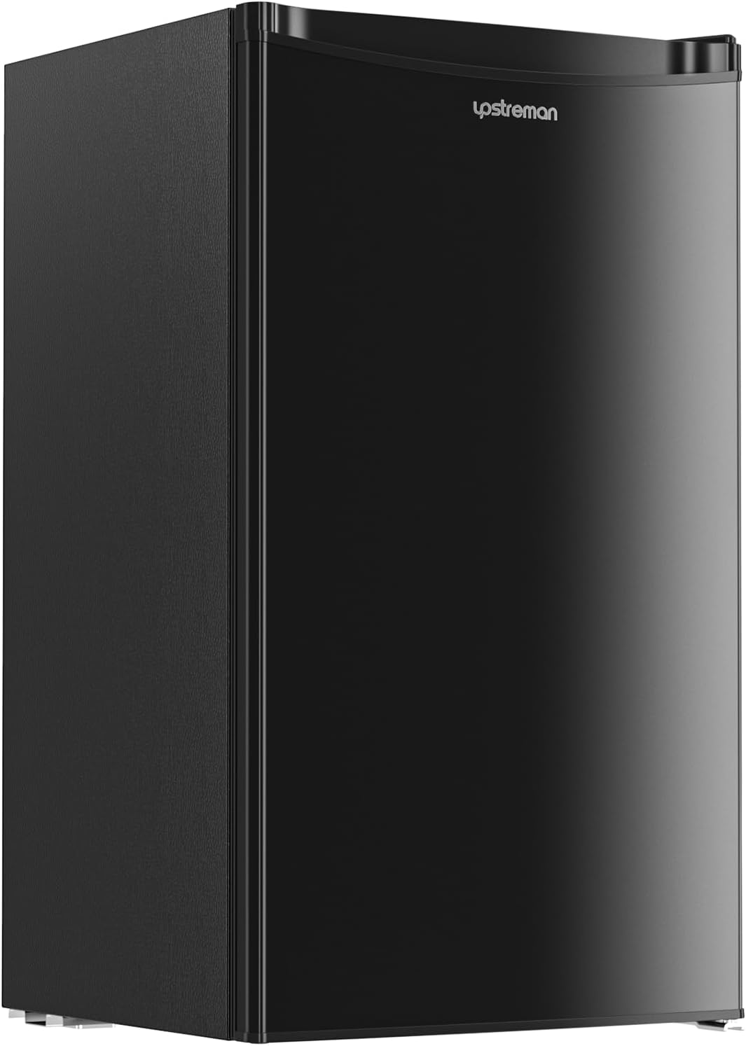Upstreman 91L Fridge with Freezer, Small Fridge with Movable Divider Ladder, Rotating Door, Energy Saving and Quiet, Ideal for Bedroom, Living Room