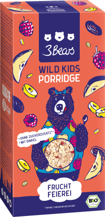 3Bears Porridge \'Wild Kids\' Fruit party, 350 g