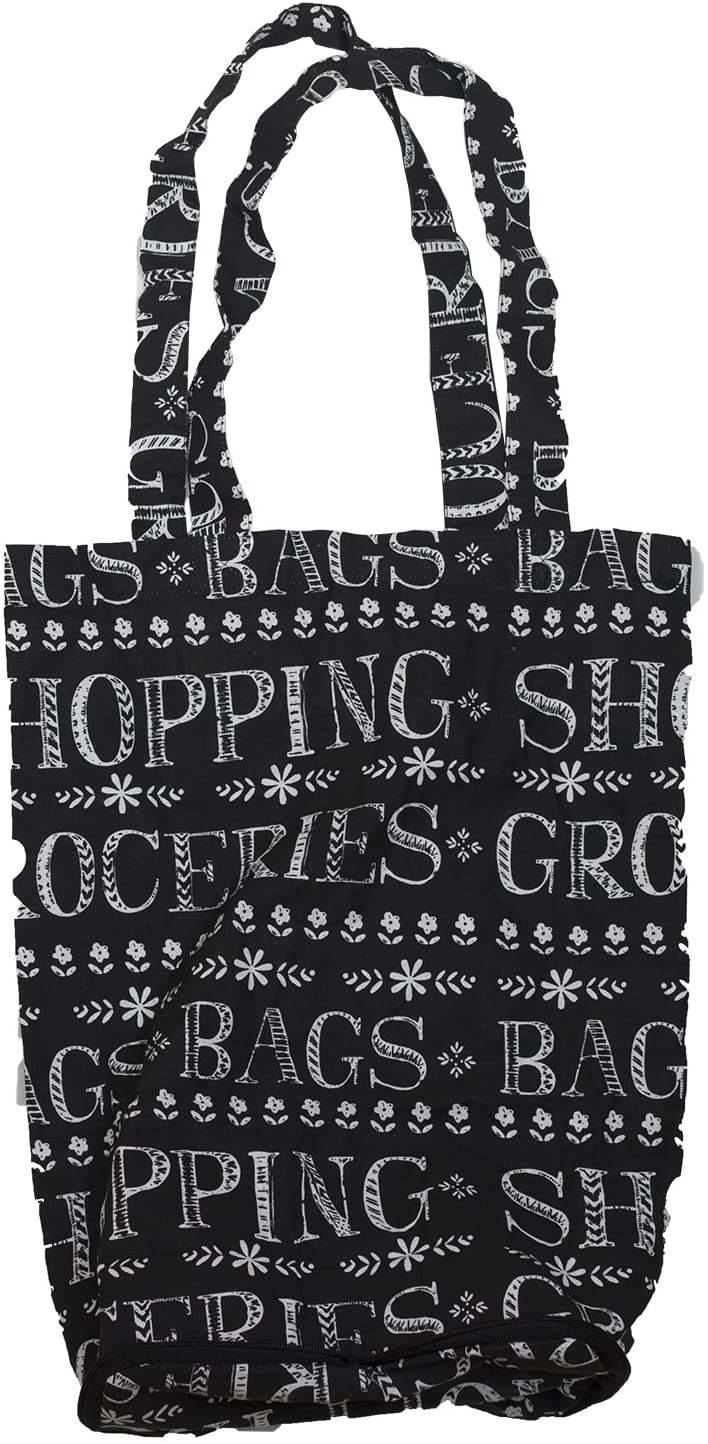 Creative Tops Stir It Up Cotton Foldway Case, Fabric, Black, 14 x 14 x 3 cm