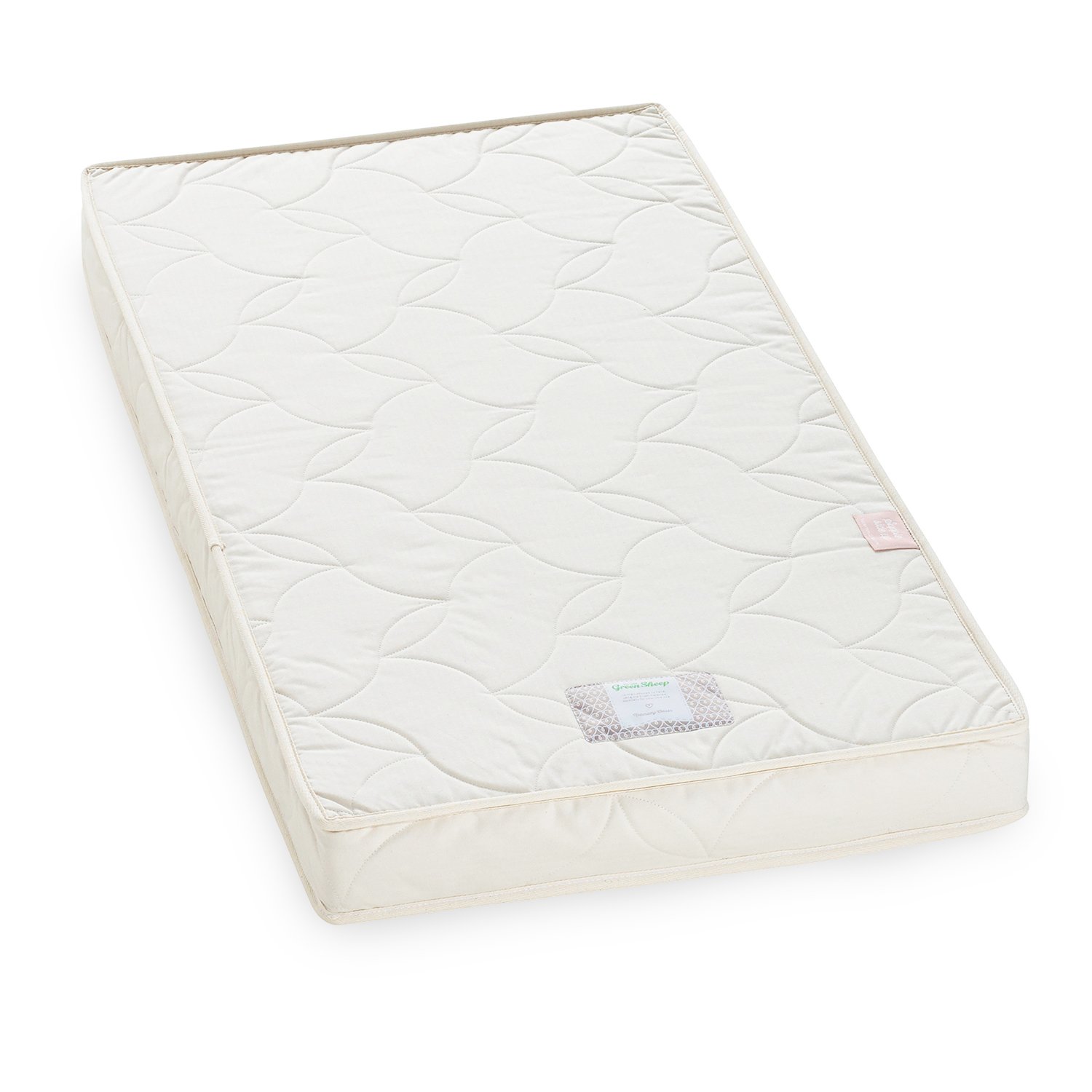 The Little Green Sheep Natural Mattress Baby Beds Dual Support 60 x 120 cm