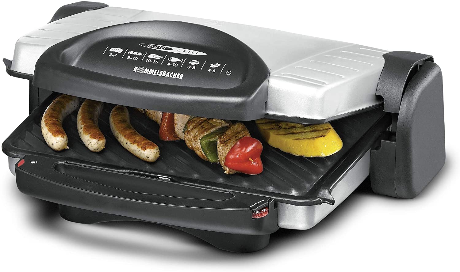 ROMMELSBACHER KG 1600 kg 1600 Multi Grill, Steel