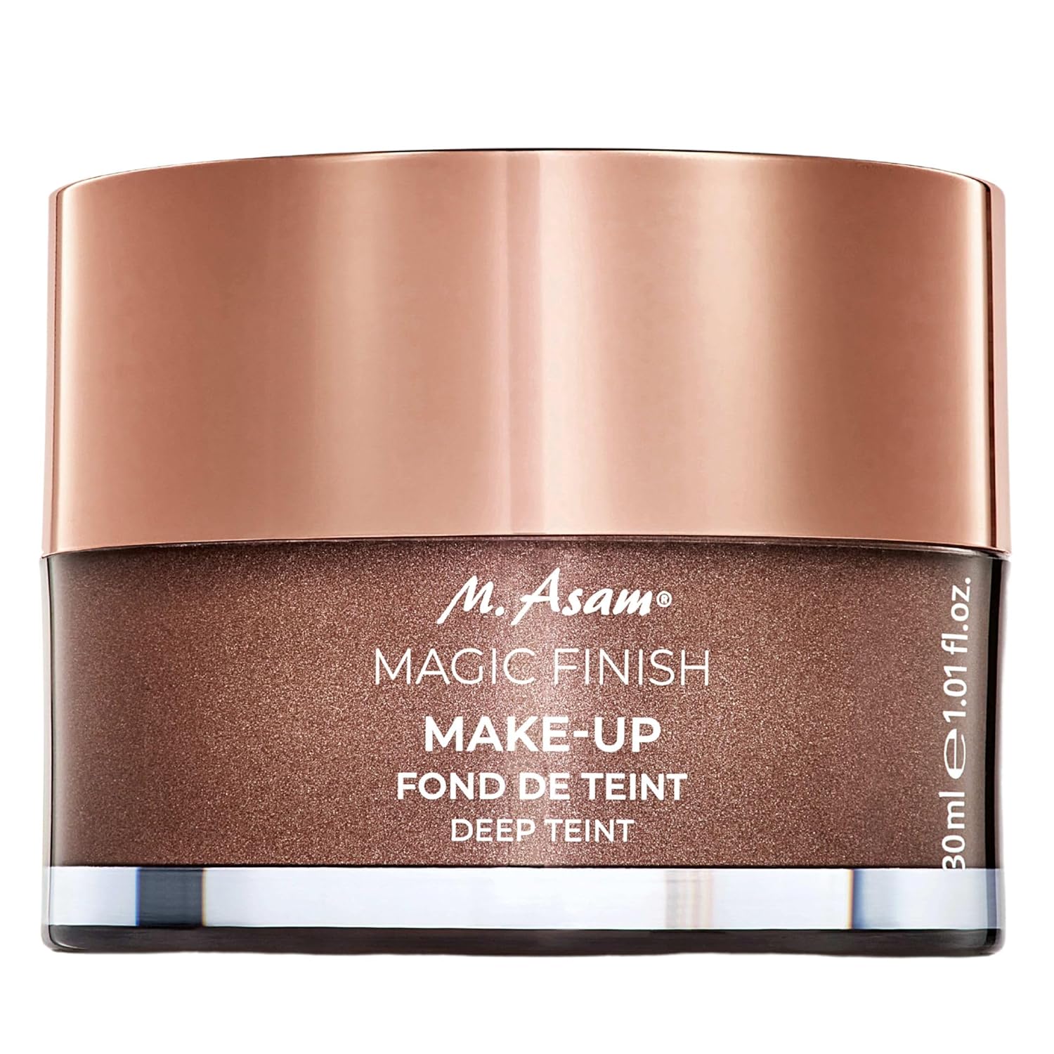 M. Asam Magic Finish Make-Up Mousse Deep Complexion (30 ml) - 4-in-1: Primer, Powder, Concealer & Makeup, Conceals Dark Circles, Redness & Wrinkles, Mattifies the Complexion - for Darker Skin, Vegan