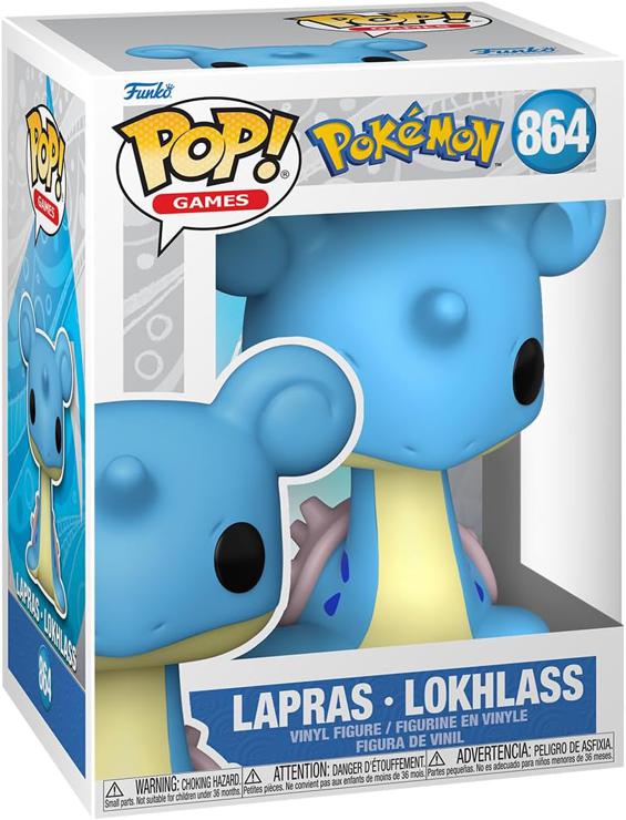 Funko Pop! Games: Pokemon - Lapras - Vinyl Collectible Figure - Gift Idea - Official Merchandise - Toys For Children and Adults - Video Games Fans - Model Figure For Collectors and Display
