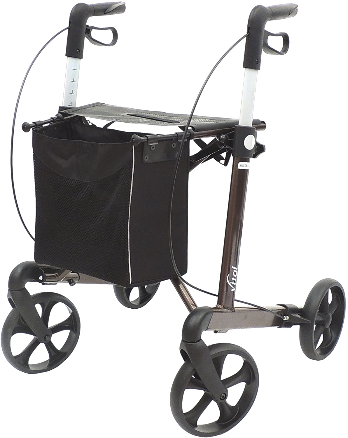 Russka Vital Rollator 54 cm Mocha