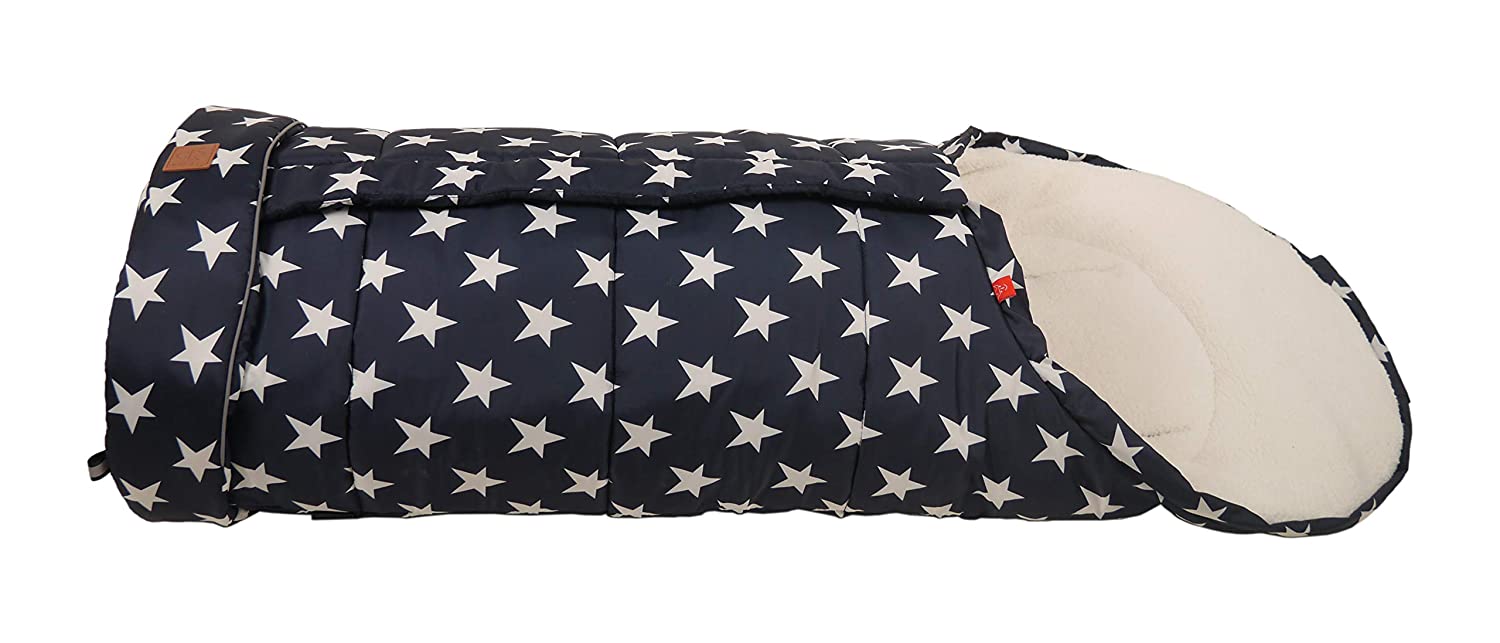 Kaiser Star Print Outdoor 6566422 Pushchair Footmuff Navy
