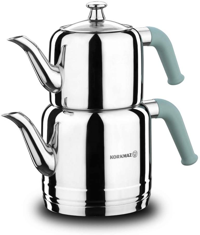 Korkmaz Teapot 3L – Turquoise – A189 – 02