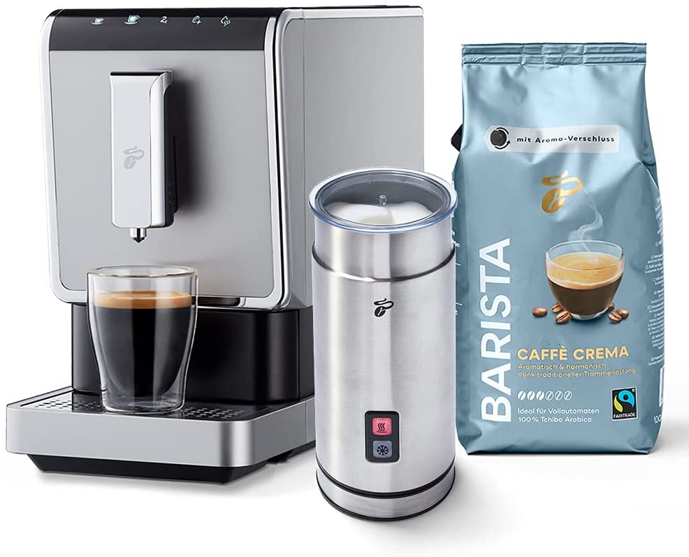 Tchibo Esperto Caffè 1.1 Fully Automatic Coffee Machine with Electric Milk