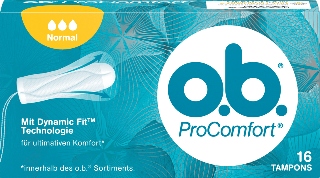 o.b. o.b. Tampons Pro Comfort Normal, 16 St